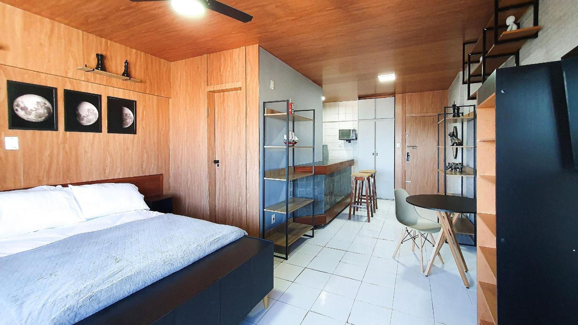 Lindo Studio Vista Mar Na Barra Com Piscina No Rooftop Do Edf, Proximo Ao Porto Da Barra Salvador Eksteriør bilde
