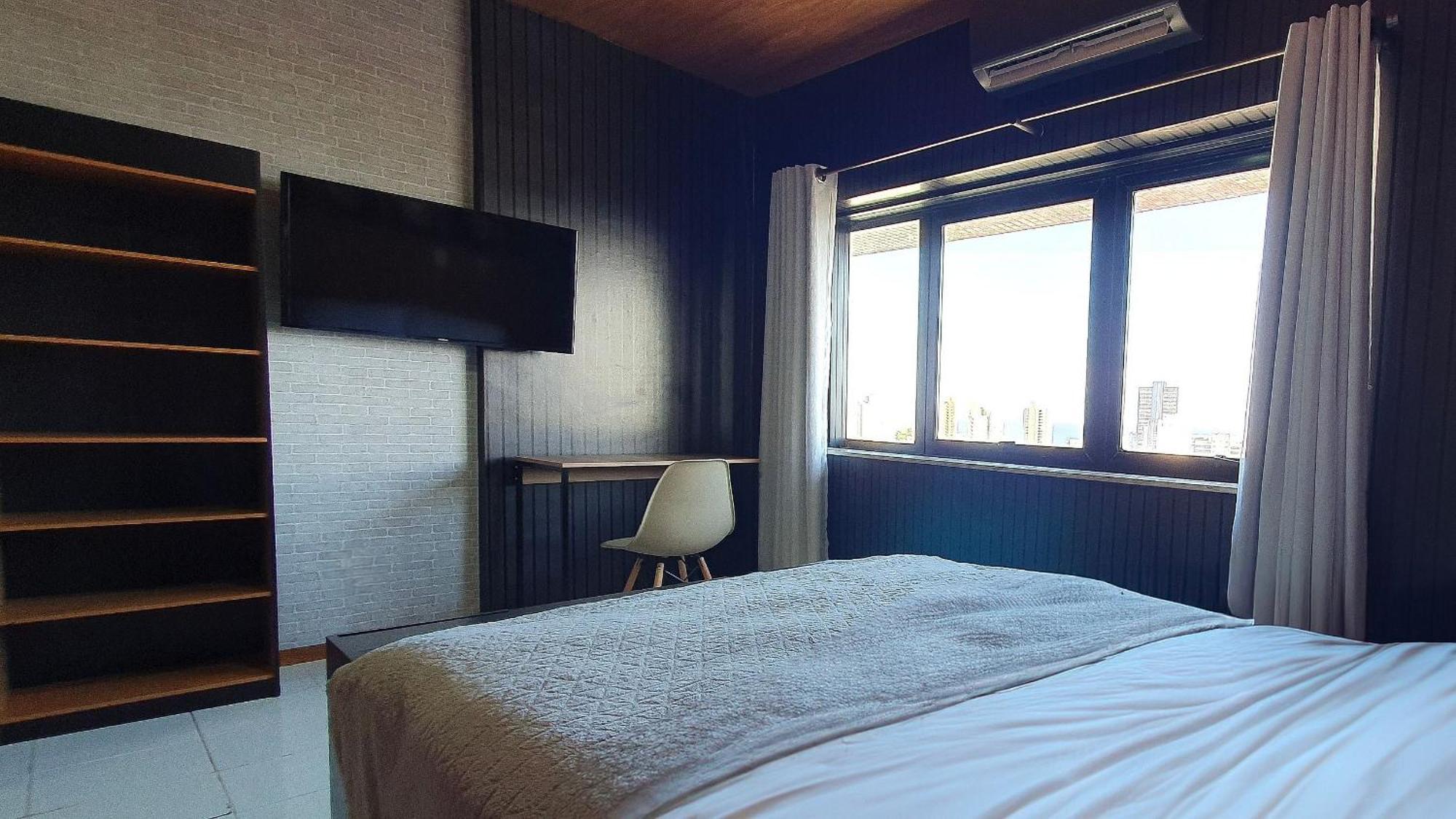 Lindo Studio Vista Mar Na Barra Com Piscina No Rooftop Do Edf, Proximo Ao Porto Da Barra Salvador Eksteriør bilde